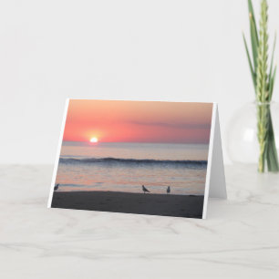 Sunset, card