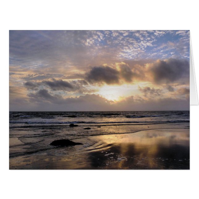 SUNSET card (Front Horizontal)