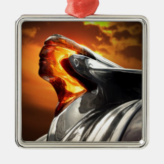 Sunset Chief Pontiac Chieftain Classic Car Metal Ornament