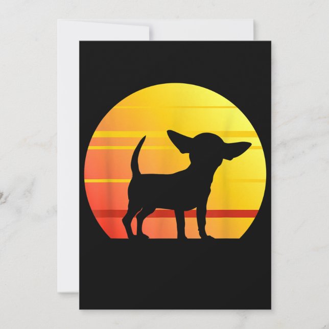 Sunset Chihuahua Announcement (Front)