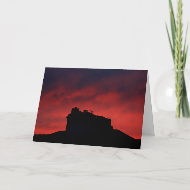 Sunset chimneys card (Front)