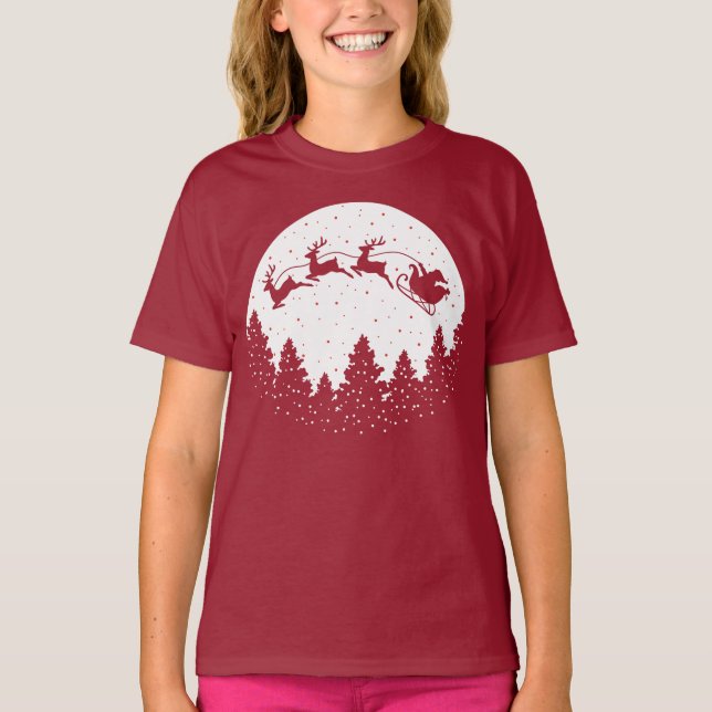 Sunset Christmas T-Shirt (Front)