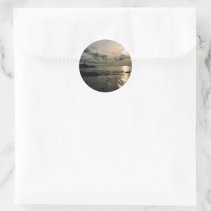 SUNSET CLASSIC ROUND STICKER