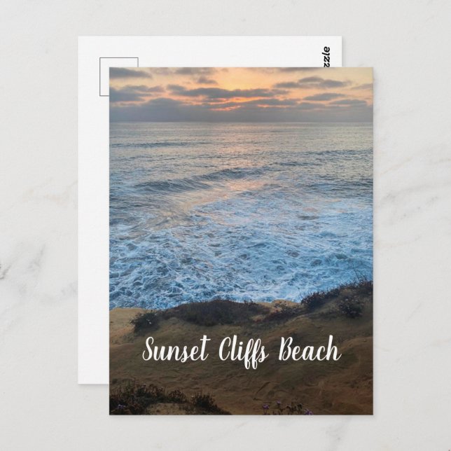 Sunset Cliffs Beach  Postcard (Front/Back)