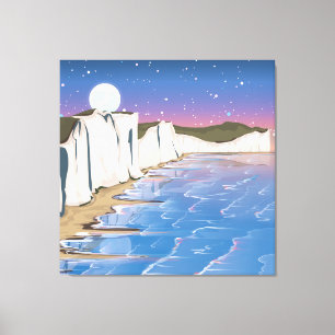 Sunset Cliffs by the Ocean Canvas Print