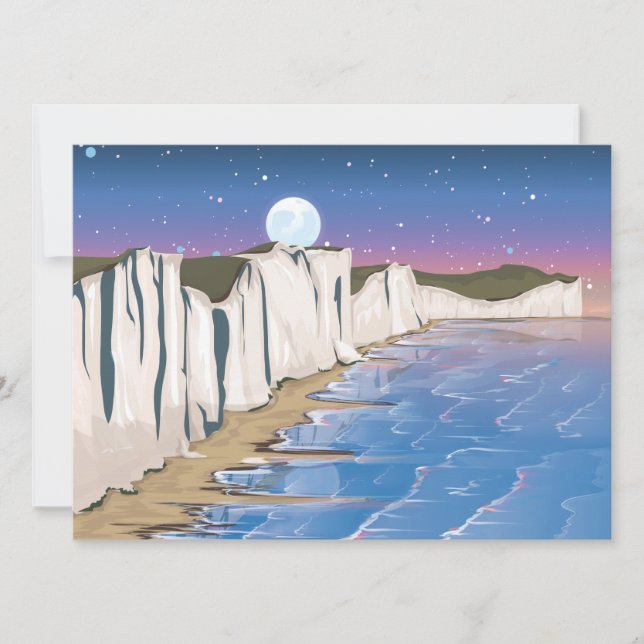 Sunset Cliffs by the Ocean Invitation (Front)