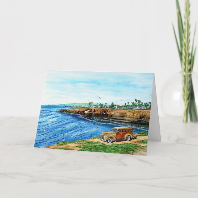 SUNSET CLIFFS HOLIDAY CARD (Front)