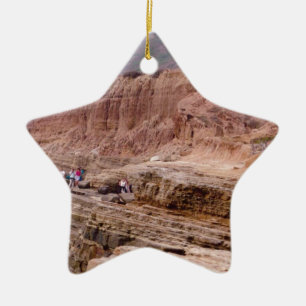 Sunset Cliffs San Diego CA Ceramic Ornament