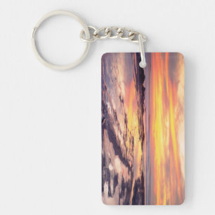Sunset Cliffs tide pools Keychain