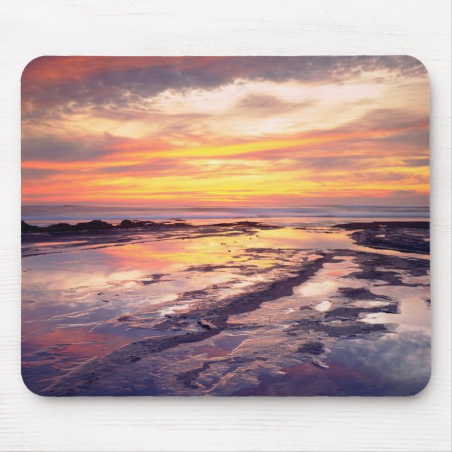 Sunset Cliffs tide pools Mouse Pad (Front)