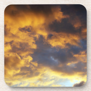 Sunset clouds coaster