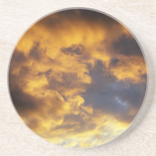 Sunset clouds coaster