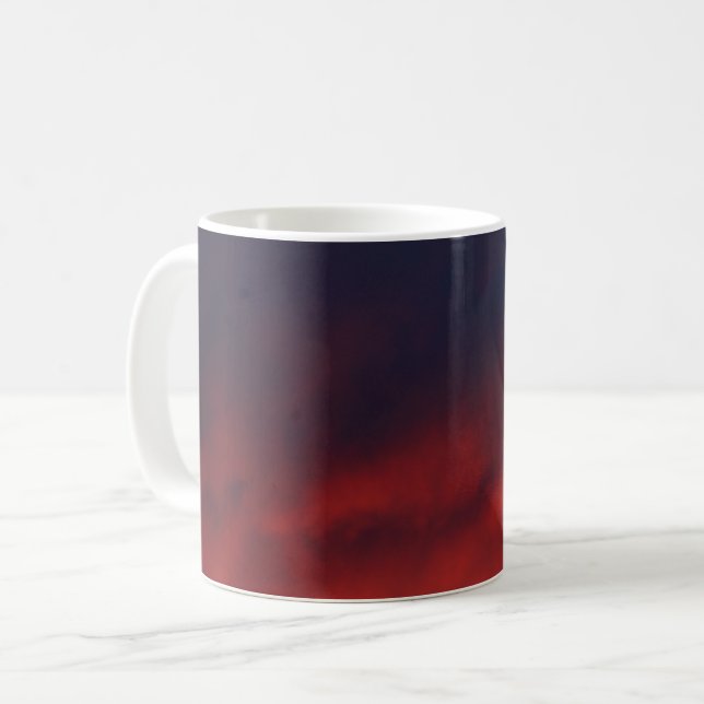 Sunset clouds coffee mug (Front Left)