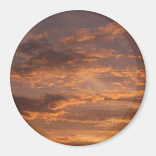 Sunset Clouds I Colourful Sky Photography Magnet