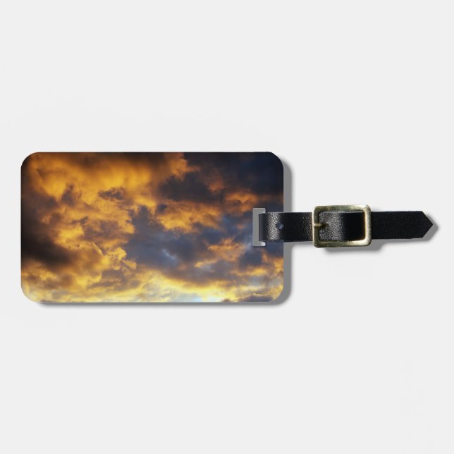 Sunset clouds luggage tag (Front Horizontal)