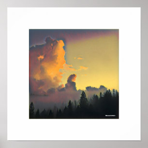 Sunset Clouds Poster