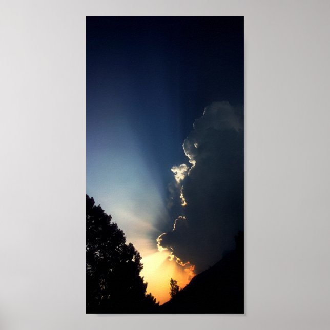 Sunset Clouds Poster (Front)