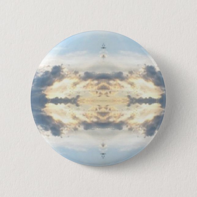 Sunset Collage Tie Dye 2 Inch Round Button (Front)