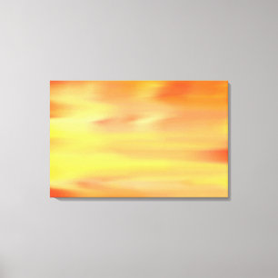 SUNSET COLORFUL PAINTING ART CANVAS PRINT