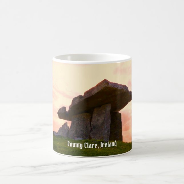 Sunset County Clare Dolmen Coffee Mug (Center)
