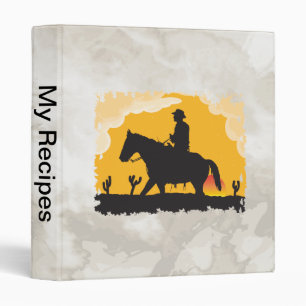 Sunset Cowboy Binder