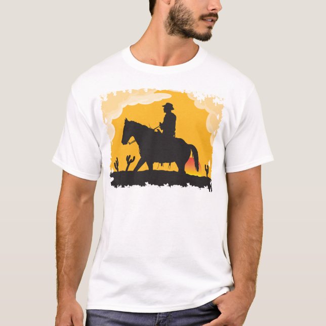 Sunset Cowboy T-Shirt (Front)