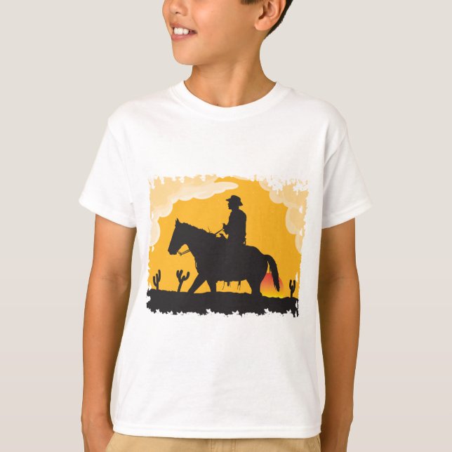 Sunset Cowboy T-Shirt (Front)