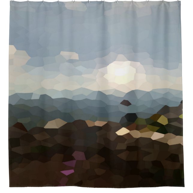 Sunset Craggy Gardens Blue Ridge Mountains (Front)