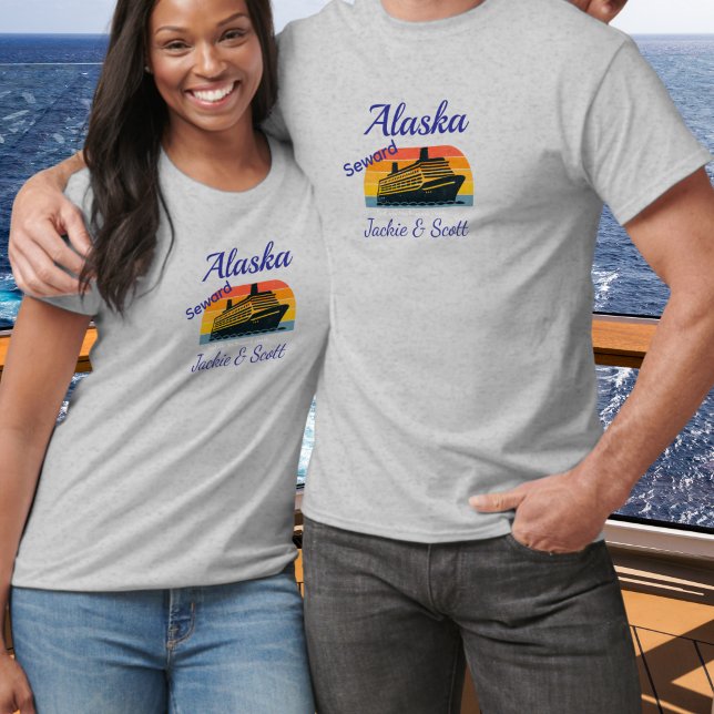 Sunset Cruise Alaska Personalize T-Shirt (Creator Uploaded)