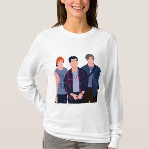 Sunset Curve boys minimalist T-Shirt