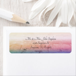 Sunset Customizable Return Address Labels