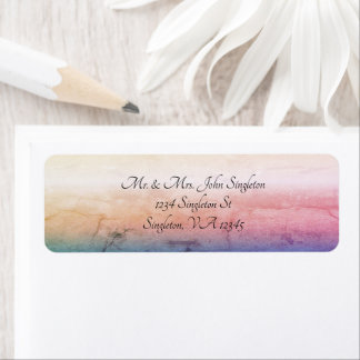 Sunset Customizable Return Address Labels