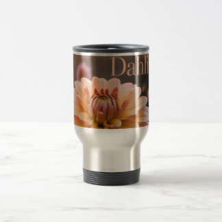 Sunset Dahlia Garden Travel Mug