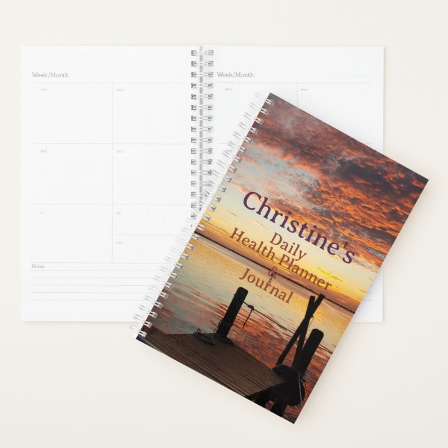 Sunset Daily Planner & Journal (Display)