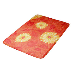 Sunset Daisy Glow Bath Mat