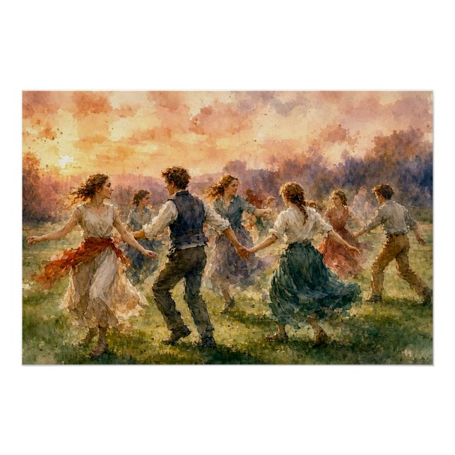 Sunset Dance Gathering,   Poster (Front)