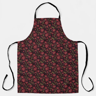 Sunset   Dancing Watercolor Daisies Apron