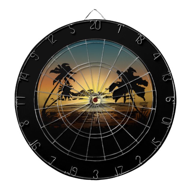 Sunset Dartboard (Front)