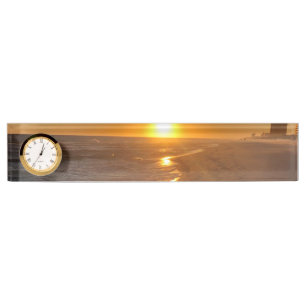 Sunset Desk Name Plate