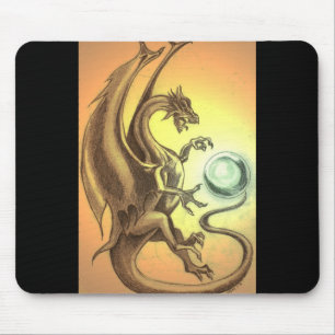 Sunset Dragon Mouse Pad