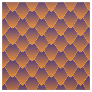 Sunset Dragon Scales Fabric