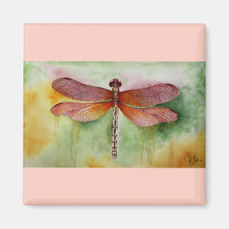 Sunset Dragonfly Magnet