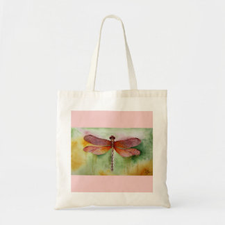 Sunset Dragonfly Tote Bag