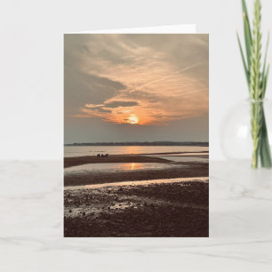 Sunset Dreams Blank Greeting Card