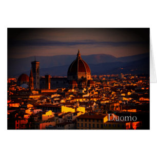 Sunset Duomo Piazzale Michelangelo Florence Italy