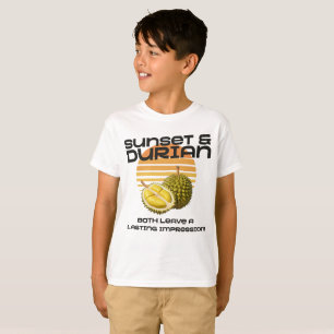 Sunset & Durian: Both Leave A Lasting Impression! T-Shirt