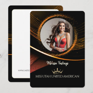 Sunset Dust Premium Pageant Promo Card