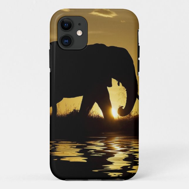 Sunset Elephant Case (Back)