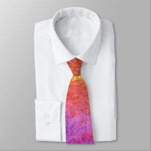 Sunset Emotion abstract lilac and mauve Tie