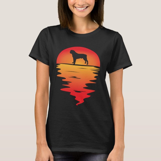 Sunset English Mastiff T-Shirt (Front)